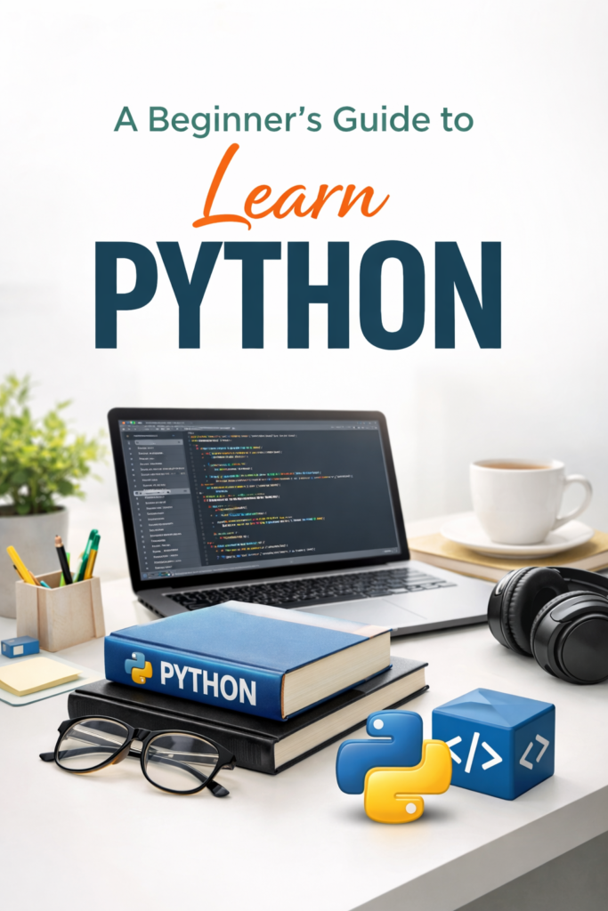 A Coder Beginner s Guide to Learn Python Cover